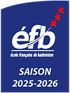 École Française de Badminton 3 étoiles